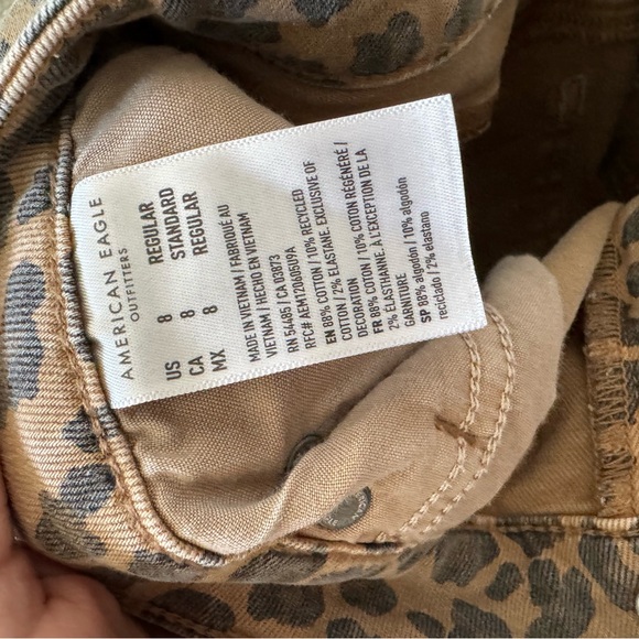 American Eagle Outfitters Leopard Print Jeans - Picture 3 of 5